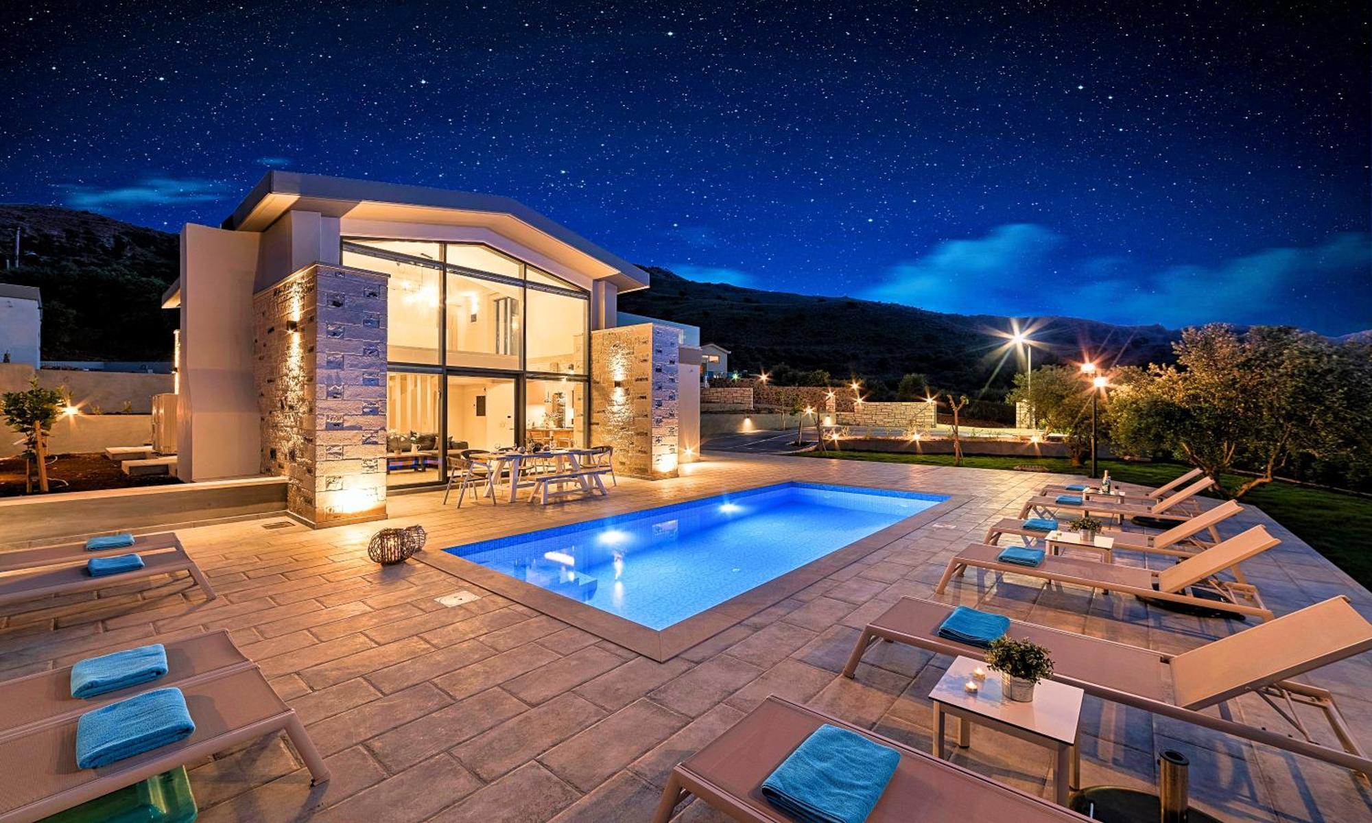 Villa Moonlights Heated Pool Georgioupoli